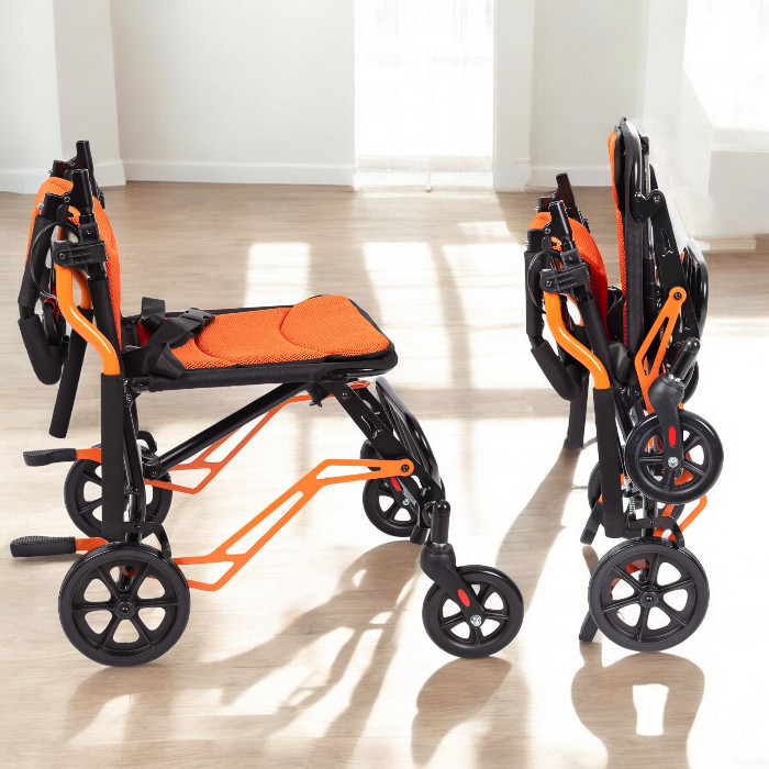 Comfort%20Plus%20DY01409LJ%20Turuncu%20Transfer%20Tekerlekli%20Sandalye