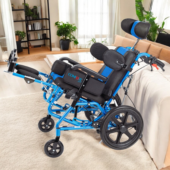 Comfort%20PLus%20DY01958LBCJ-38%20CP%20Özellikli%20Pediatrik%20Tekerlekli%20Sandalye