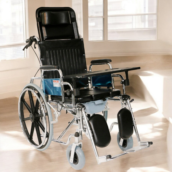 Poylin%20P615%20Banyo%20Tuvalet%20Tekerlekli%20Sandalye%20