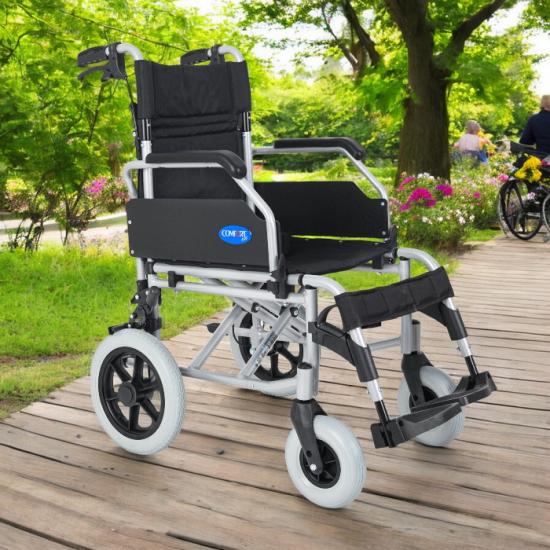 Comfort Plus DM-337 Silver Alüminyum Transfer Tekerlekli Sandalye