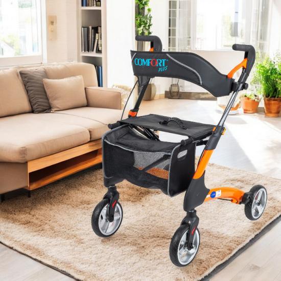 Comfort Plus DY049147L Turuncu Karbon Fiber Rolatör
