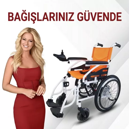 Müge Anlı Akülü Tekerlekli Sandalye Bağışı Poylin P200C