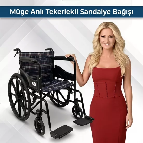 Müge Anlı Tekerlekli Sandalye Bağışı Poylin P100E