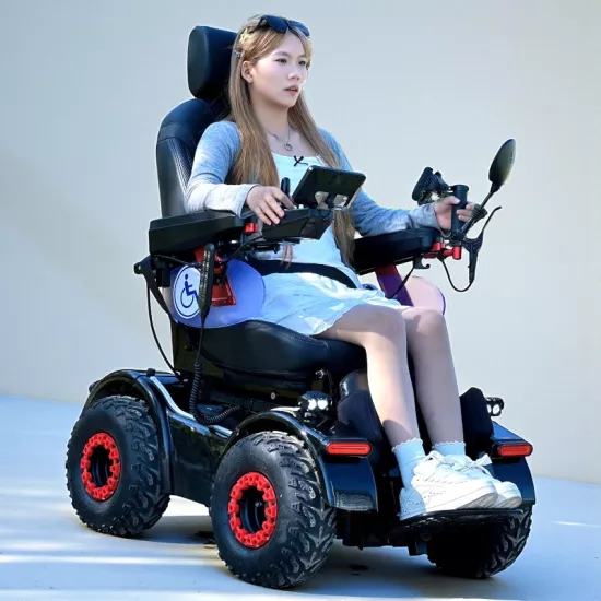 S290 Galactus Akülü Tekerlekli Sandalye (Arazi Tipi Off Road)