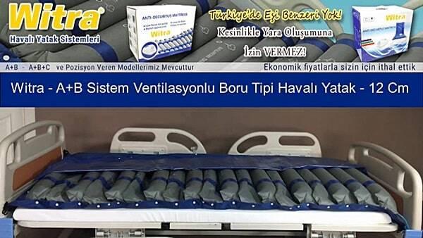 Witra Boru Tipi Havalı Yatak 12 Cm ES-600/W
